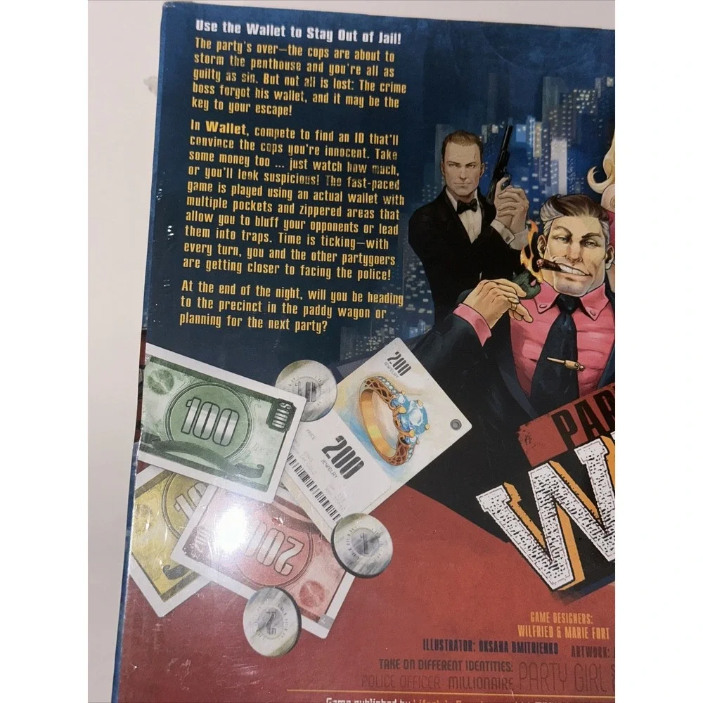 Cryptozoic Entertainment Party Game Wallet 2-7 players 15-30 min New Sealed F21‎